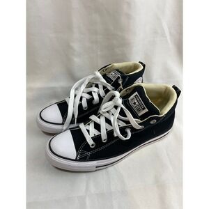 Converse Chuck Taylor All Star Street Mid Black Natural White Sneakers Size 9